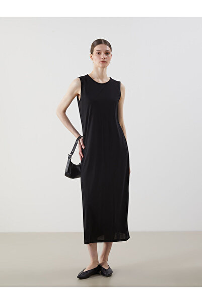LC Waikiki Nevavm Oval Collar Dress Lining with a Difference