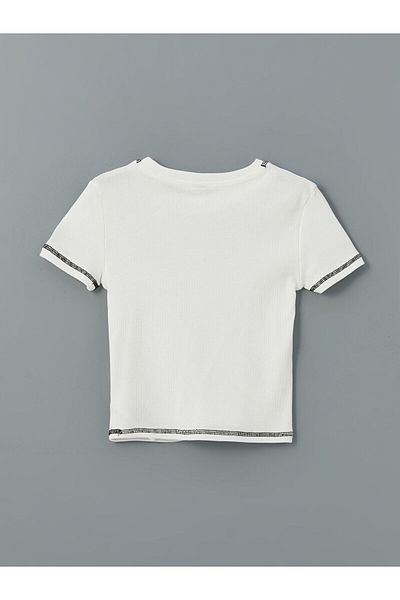 LC Waikiki Κοριτσίστικο T-Shirt Crew Neck
