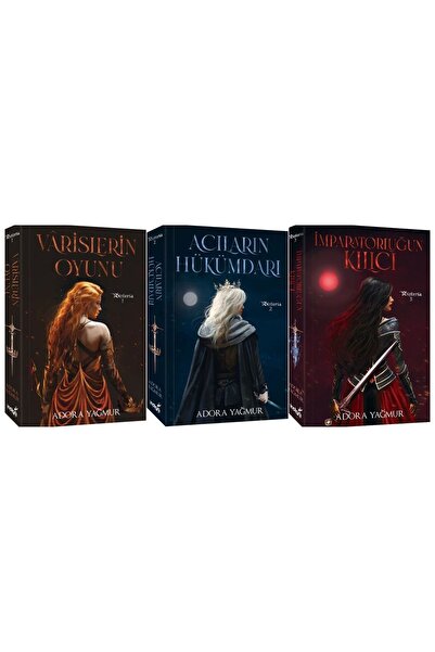 İndigo Kitap Varislerin Oyunu -Acıların Hükümdarı - İmparatorluğun Kılıcı Karton Kapak  Adora Yağmur 3 Roman