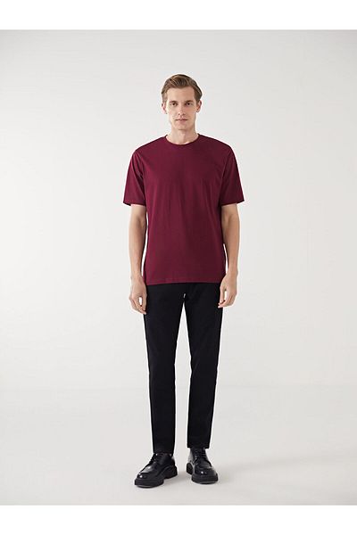 LC Waikiki Ανδρικό T-Shirt από βαμβακερό χτενισμένο λαιμό
