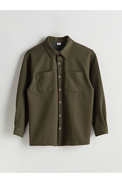 LC Waikiki Basic Boy's Shirt with Nevavm Difference