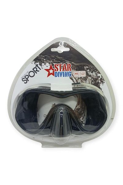 NEZADE STORE Çnr-51704- Single Mask Adult Tempered Star Diving (Lisinya)