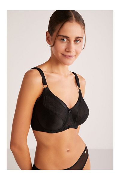 Kom Women's Underwire Cupless Gathering Bra