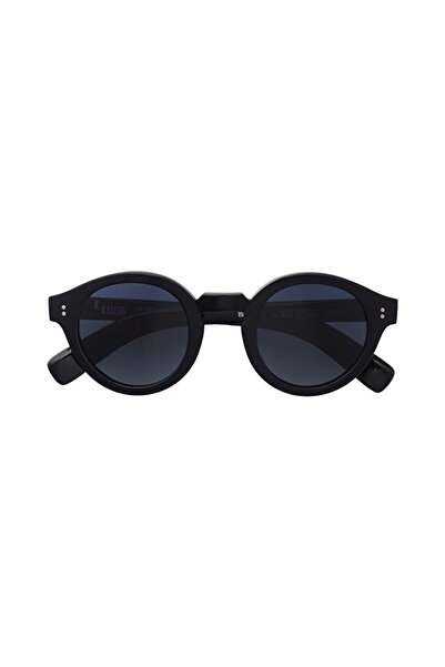 Kaleos Oher Black Unisex Sunglasses