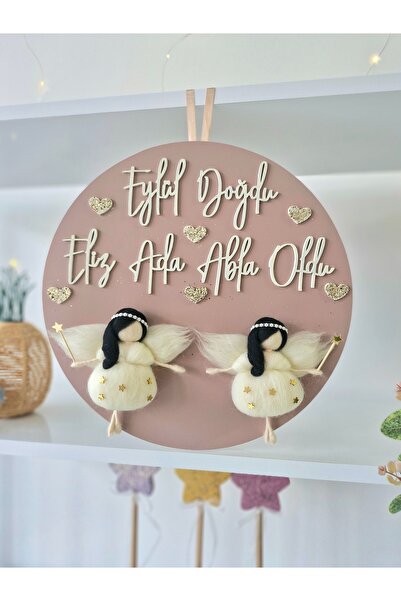 RENKLİ DİZAYN Bebek/çocuk odası kapı süsü,isme özel kapı süsü,ahşap kapı süsü...