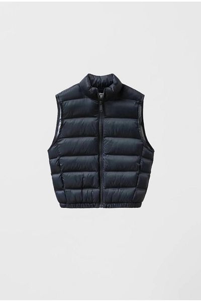 Kidmark Çocuk Modası Boy's Zippered Black Inflatable Vest