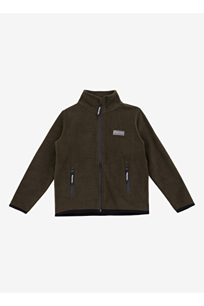 Discovery Expedition Haki Erkek Çocuk Düz Polar Sweatshirt D4WB-SWT3331