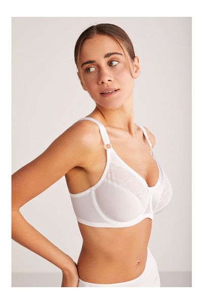 Kom Women's Underwire Cupless Gathering Bra