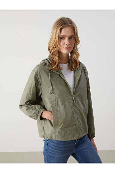 LC Waikiki Trendlucky Women's Hooded Raincoat with a Difference