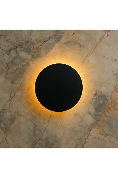 lampara Dekoratif Yuvarlak Duvar Aplik – Sıcak Işıklı Modern Tasarım