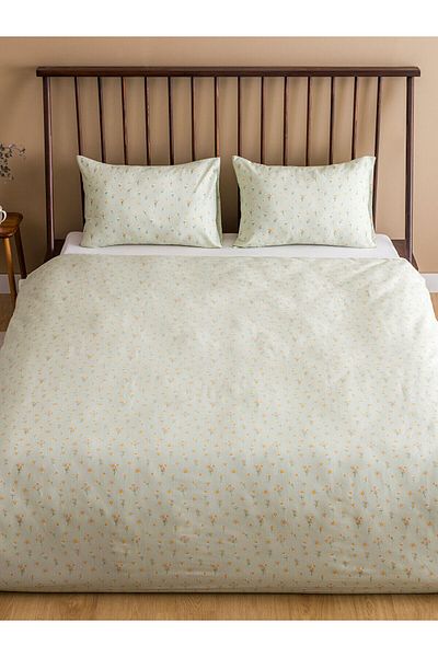 LC Waikiki Lcwk Floral Pattern Double Duvet Cover Set
