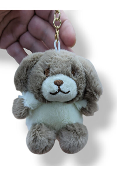 Fidan oyuncak Breloc și ornament pentru geantă cu cățeluș de pluș drăguț, 13 cm