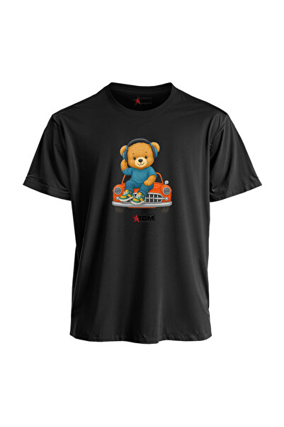 JDM Код Trend JDM Машинка Тедді Ведмедик з принтом Новий сезон Футболка вільн...