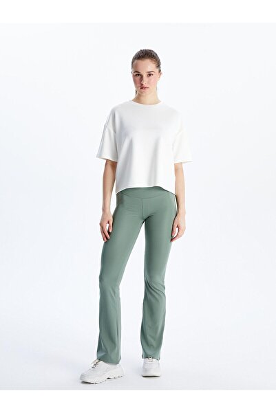 LC Waikiki Nevavm Spanish Leg Women's Sports Leggings with Elastic Waist and ...