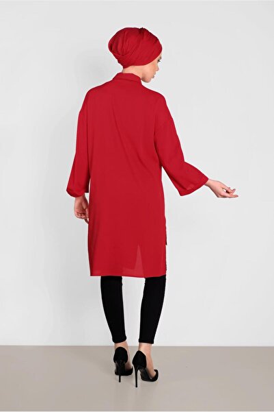 Alvina 4458 Model Asymmetric Cut Tunic