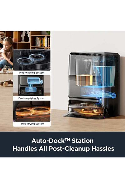 Eureka Robot Vacuum Cleaner & Mop All-in-One Station, AI 3D Obstacle Detection, Intelligent Pet Bypass
