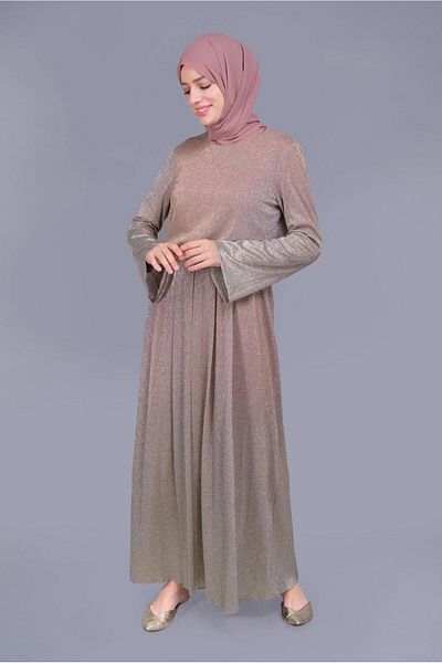 Alvina 40831 Φόρεμα με εμπριμέ ασημί μοντέλο