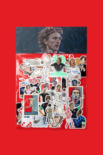 dadi ramba Πακέτο αυτοκόλλητων Luka Modrić - Bullet Journal - Ajanda - Planner - Notebook - Αυτοκόλλητο για φορητό υπολογιστή
