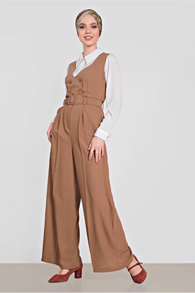 Alvina Ολόσωμη φόρμα KRUVAZE με τσέπες με κουμπιά 4479