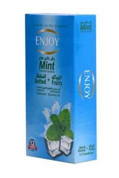 Enjoy Enjoy Enjoy Minty Luxury Condoms, 12 Count
