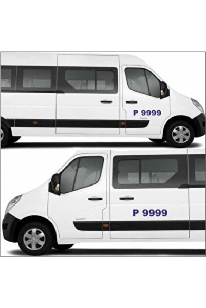 Atalya Reklam Servis Aracı Okul Tasıtı Ve Plaka Yazısı