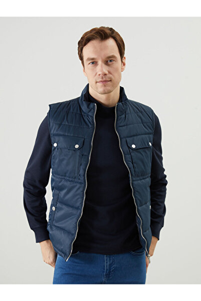 LC Waikiki Standard Mold Stand Collar Men's Puffer Vest