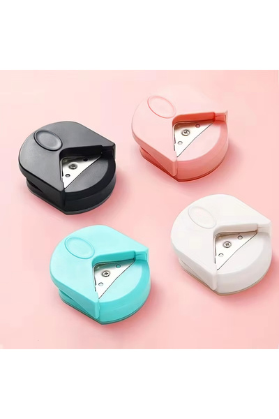 Choice 4 قطع 1/4 قطعة R4 بطاقة قاطعة مستديرة الزاوية ورقة المحمولة ثقب التشذي...