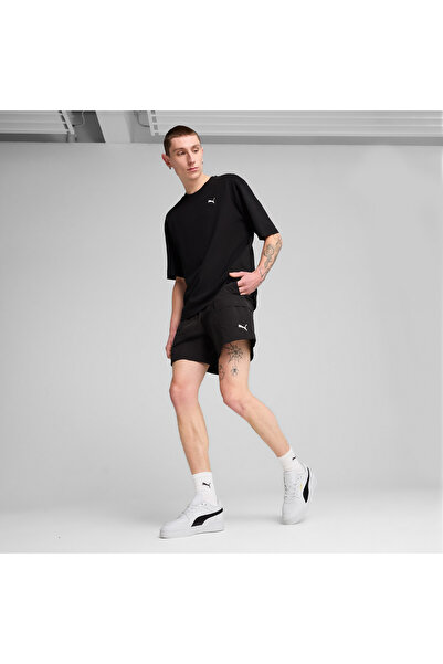 Puma Wardrobe Essentials Relaxed Cargo Unisex Siyah Şort