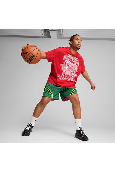 Puma X Tmnt Men's Red Basketball T-Shirt