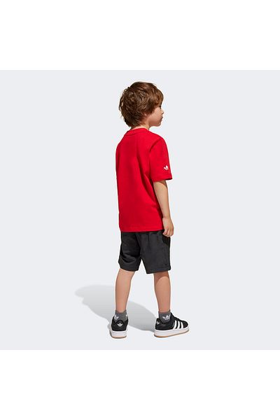 adidas Children's Red Shorts Set