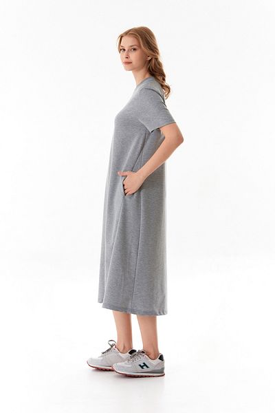 Fulla Moda Oversize Basic φόρεμα τσέπης