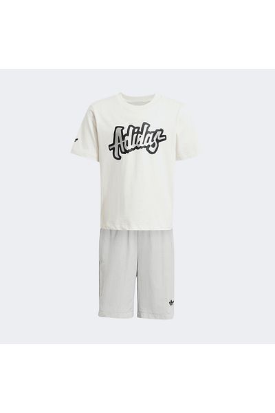 adidas Originals Kids White Shorts Set