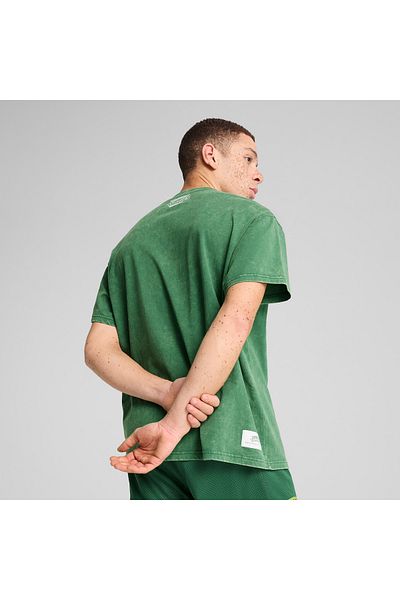 Puma X Tmnt Men's Green Basketball T-Shirt