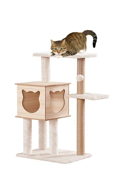 KidLe Cat Climbing Frame Cat Tree Kitten Tower Cat Tower