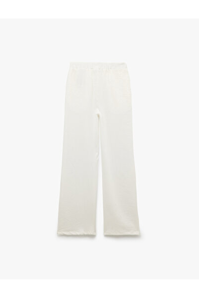 Koton Παντελόνι με κορδόνι στη μέση και τσέπη