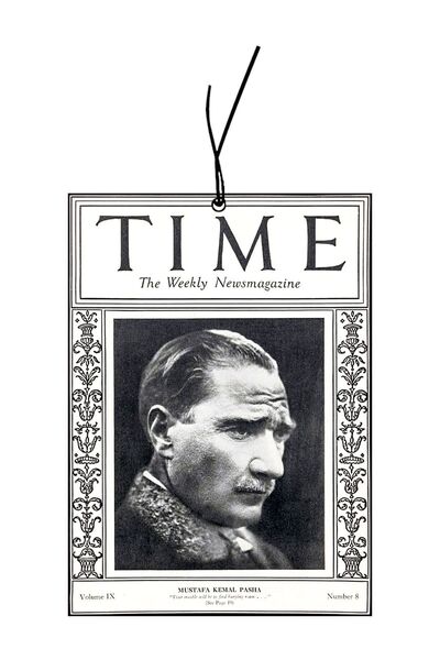 bikoku Atatürk Time Dergisi Kapağı Tasarımlı Parfüm Esanslı Oto, Araç, Araba ...