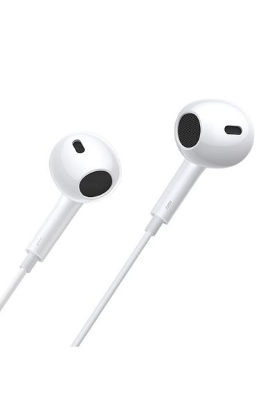 Baseus Encok CZ17 Semi-In-Ear Wired Earphones – Moon White