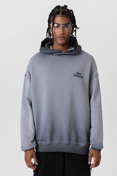 VAMOSCLO Φούτερ Premium Oversize Hooded - Γκρι