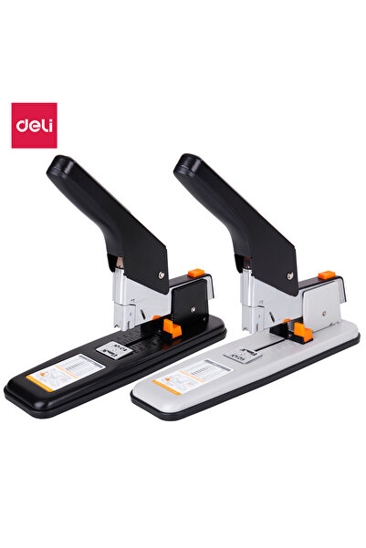 Deli دباسة E0399 شديدة التحمل - 210 ورقة، أبيض/أسود