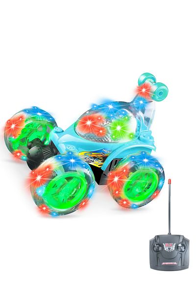 Tornado King Super Power 360° Flip Remote Control RC Adventure Car Rechargeable With Light And Sound