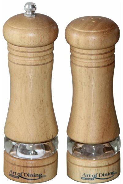 Art of Dinning by Heinner PEPPER GRINDER + SALT SHELL SET 15 CM