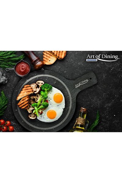 Art of Dinning by Heinner PLACĂ ROTUNDĂ CU MÂNER 28X20 CM