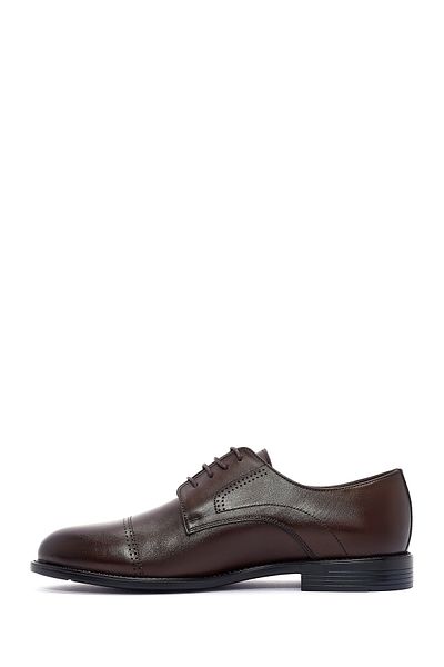 Derimod Men's Brown Laced Leather Classic Shoes 25Sfd 621218