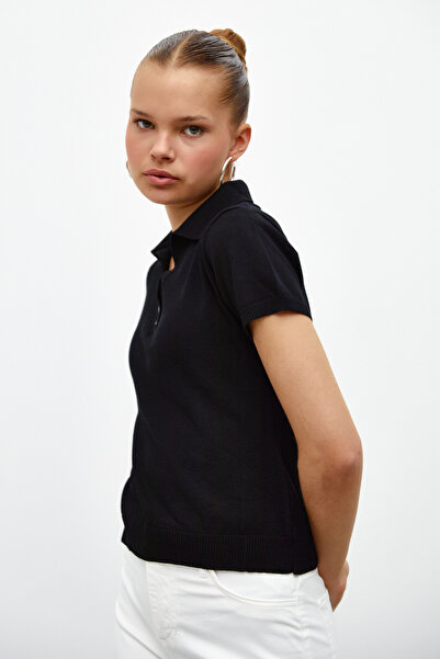 urban focus Polo Neck Knitwear T-Shirt