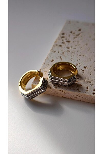 VOBEEYKU سلسلة خاصة من الزركونيا حجر الزركونيا أقراط هوب الزاوية