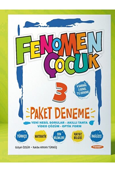 Fenomen Yayıncılık Fenomen Çocuk 3. Sınıf Paket Deneme