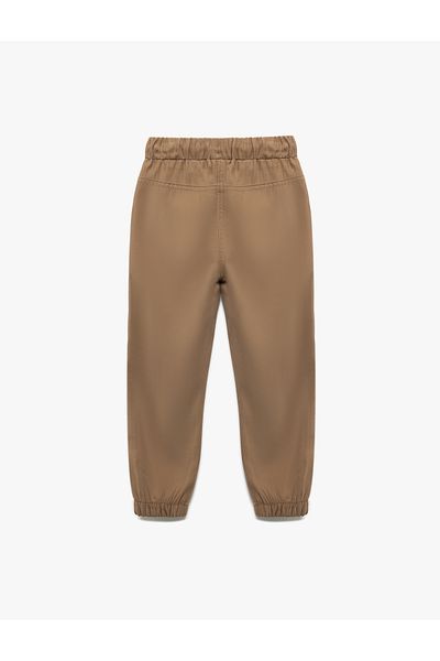 Koton Basic Viscose Jogger Sweatpants with Belted Waist and Pockets