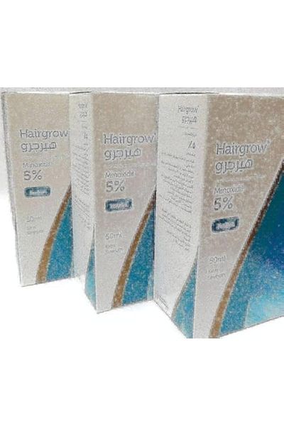 Dar Al Dawa Hairgrow 5% minoxidil 3 months supply (3 bottles x 50ML)