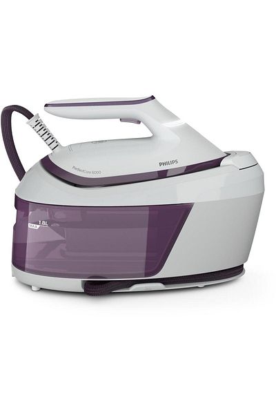 Philips Statie de calcat Philips PerfectCare Seria 6000 PSG6020/30, 2400 W, Rezervor 1.8 l, 6.5 bari
