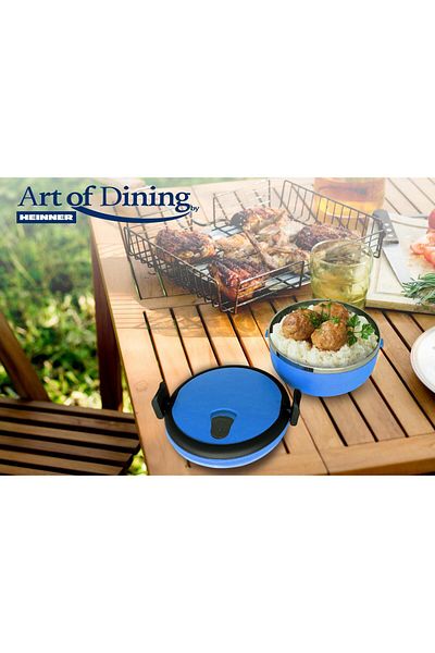 Heinner Bowls & Food Boxes THERMAL CASSEROLE, 0.7 L, BLUE